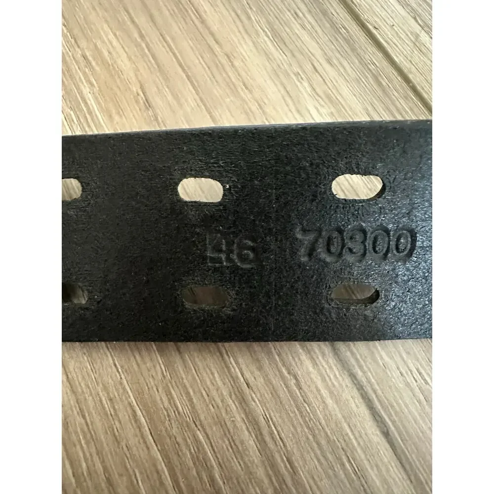 Duluth Trading Black Leather Holier Work Belt size 046